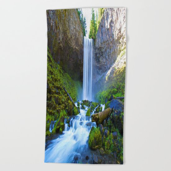 Waterfall Beach Towel