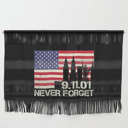 Patriot Day Never Forget 911 Anniversary Wall Hanging