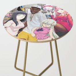 anime girl rapper  Side Table