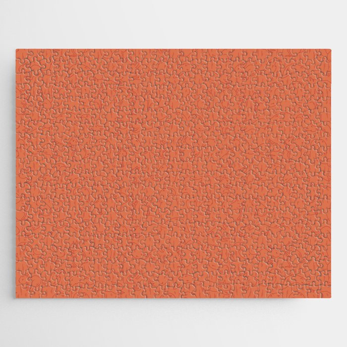 Fun orange squirrel pattern design Jigsaw Puzzle