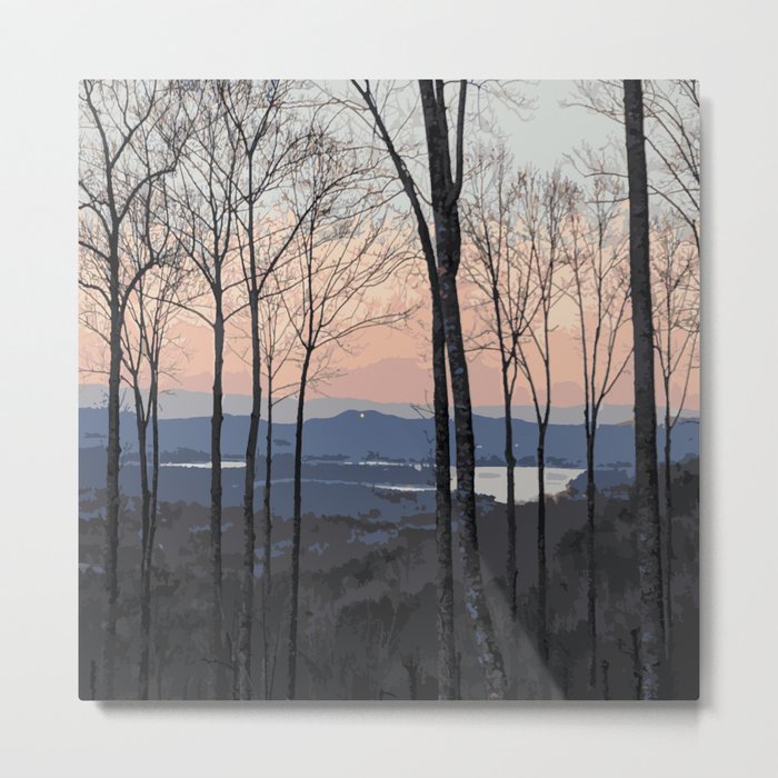Blue Ridge Sunset Metal Print