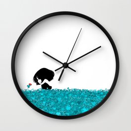 Clover and Coccinelle Wall Clock
