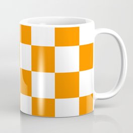 Orange and White Coffee Mug