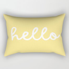 HELLO YELLOW Rectangular Pillow