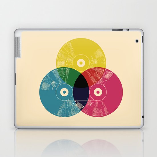 Music is the colors of life Laptop & iPad Skin