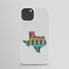 Sunset Cactus Texas iPhone Case