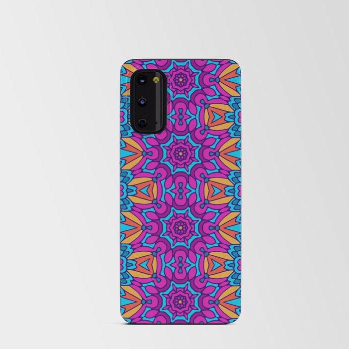 Colorful Oriental Rug Mandala Boho Pattern Android Card Case