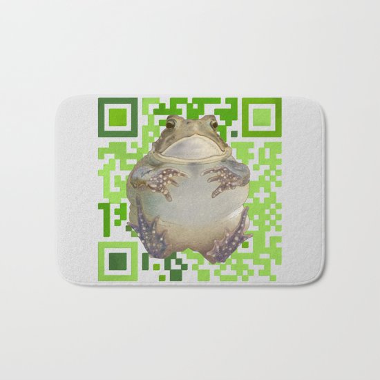 EcoQR Toad Bath Mat