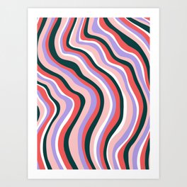 Groovy Swirls 2 Art Print
