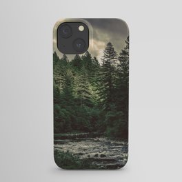 Pacific Northwest River - Nature Photography iPhone Case
