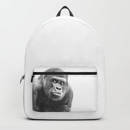 Black and White Gorilla Backpack