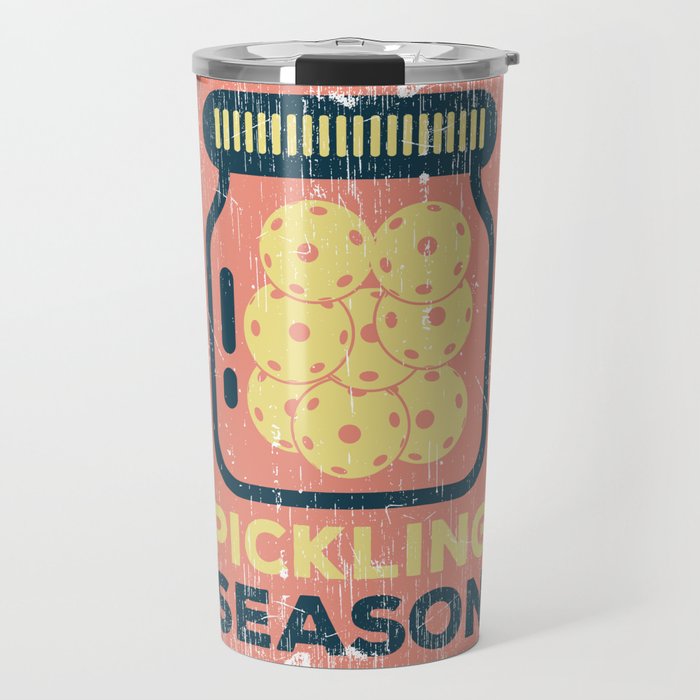 Pickling Season print Funny Pickleball Game Gift Travel Mug