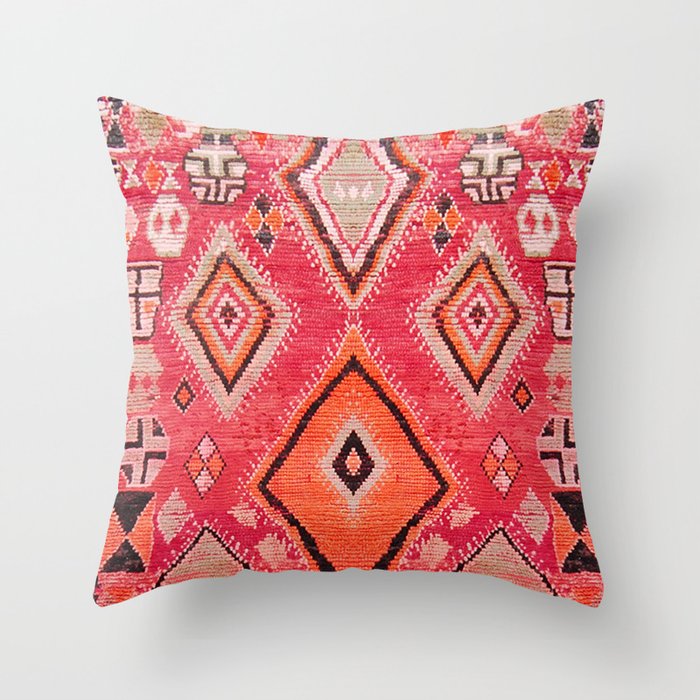 Heritage Moroccan Berber Design Throw Pillow