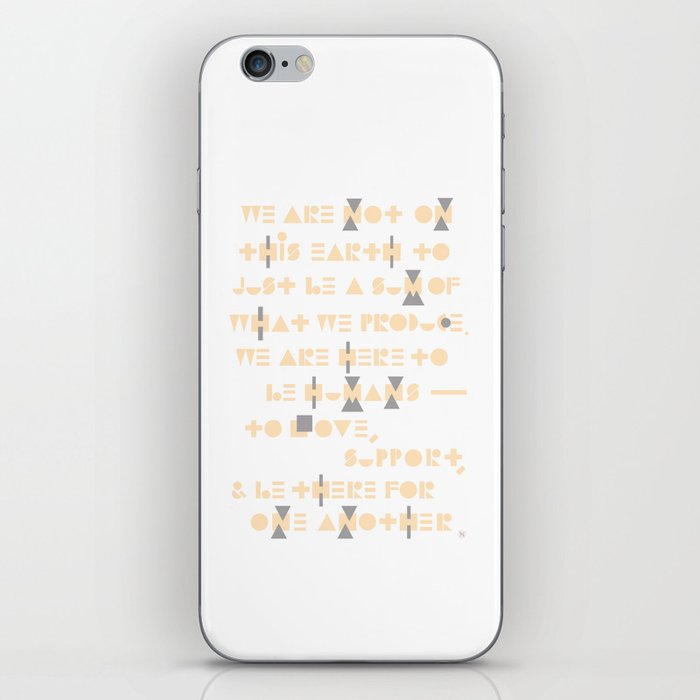 we are not iPhone Skin