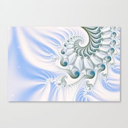 Winter Snowy Spiral  Canvas Print