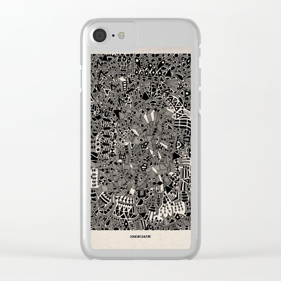 - blackout - Clear iPhone Case