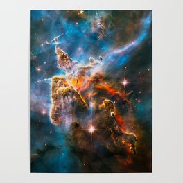 Carina Nebula, Galaxy Background, Universe Large Print, Space Wall Art Decor, Deep Space Poster Poster