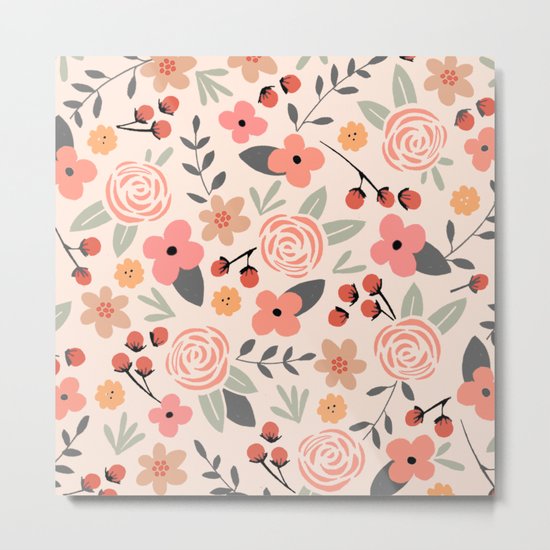 FLOWER FEST Metal Print