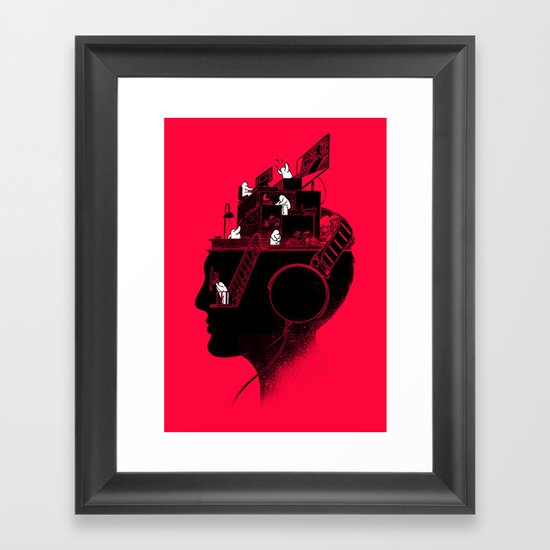 Everyday is a New Soundtrack Framed Art Print