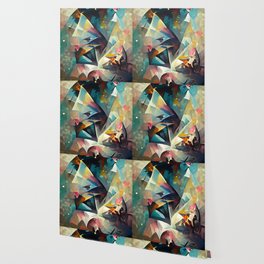Impressionist Geometry Wallpaper