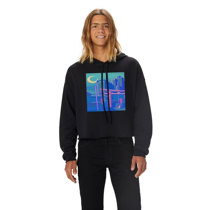 Neon online moon hoodie