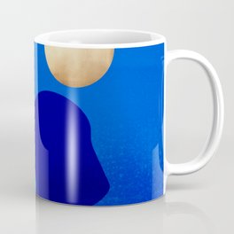 Golden Islands - Royal Blue Minimalist Coffee Mug