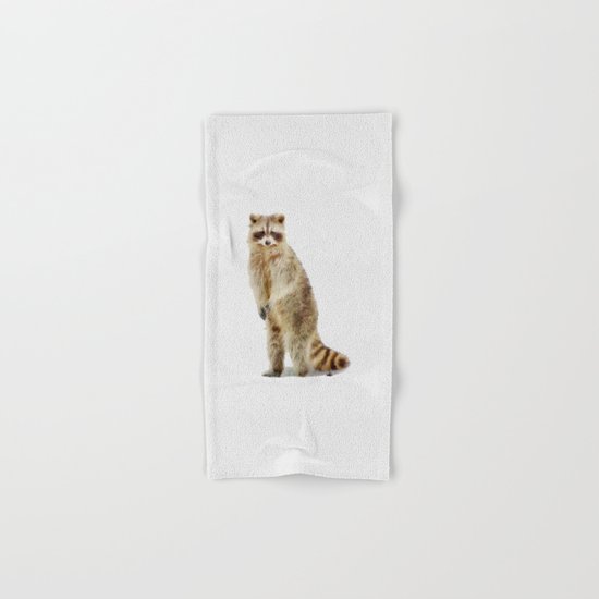 Raccoon Hand & Bath Towel