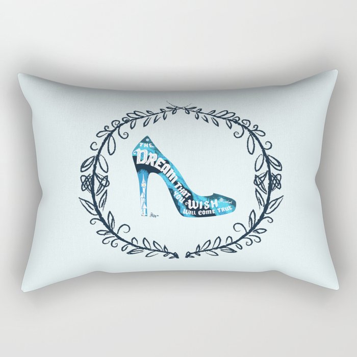 Cinderella' slipper Rectangular Pillow