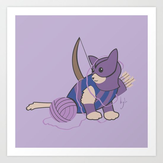 Cateye of the Catvengers Art Print