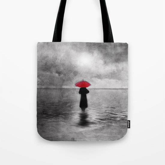 waiting in the sea II - by Viviana Gonzalez Tote Bag