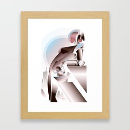 ANTICIPATION-White 2013 Framed Art Print