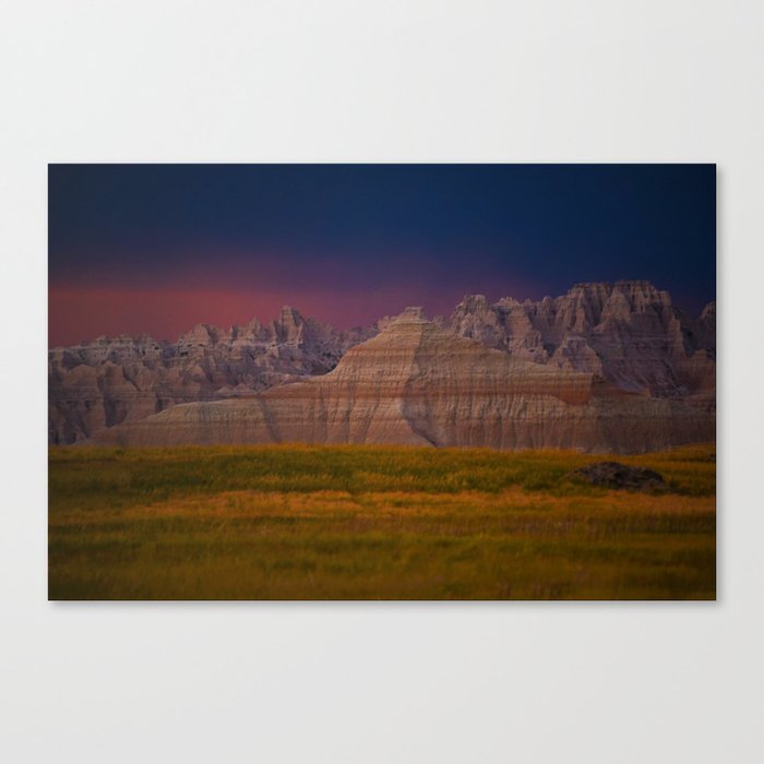 Badlands Sunset Canvas Print