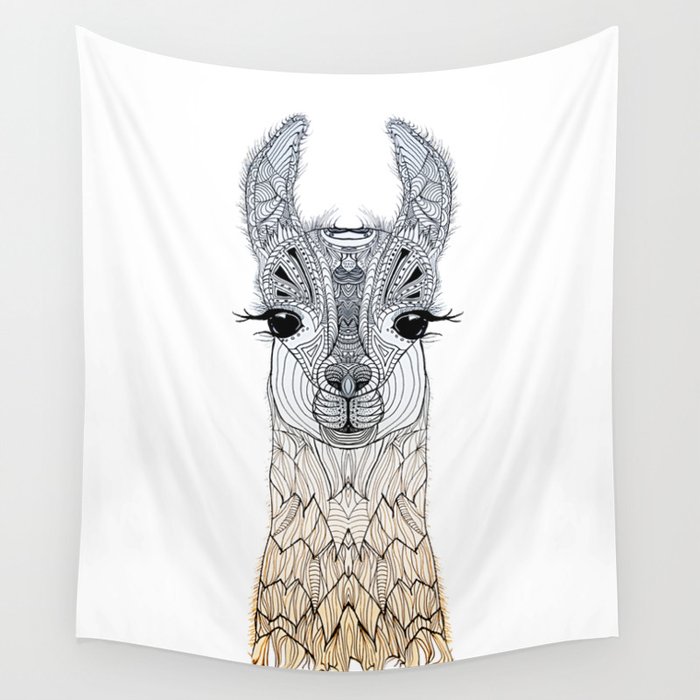 BABY LAMA (CRIA) Wall Tapestry