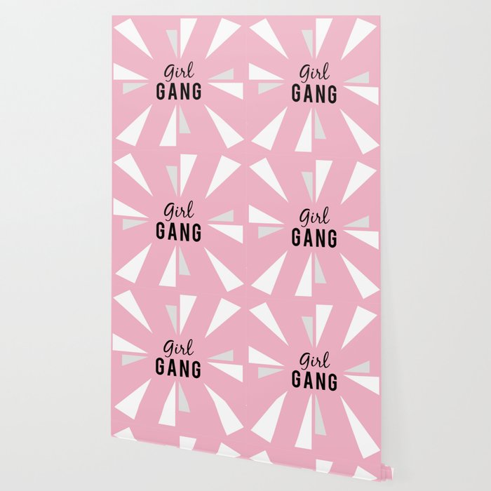 Girl Gang Millennial Pink Wallpaper By Spaceygracie Society6