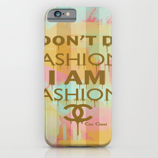 Fashion Typography iPhone & iPod Case