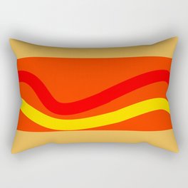 Abstract hot dog Rectangular Pillow