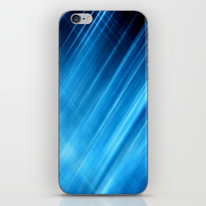 Blue Power iPhone Skin