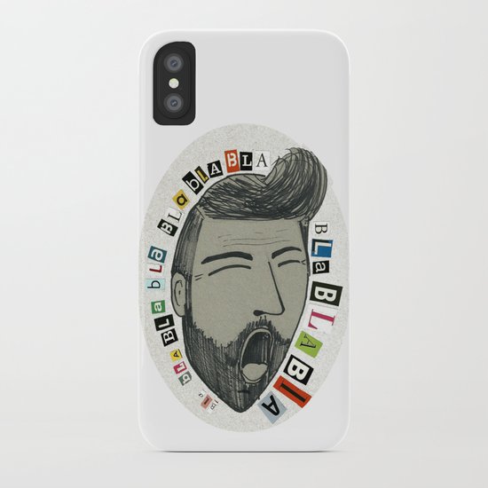 Bla bla bla... iPhone Case