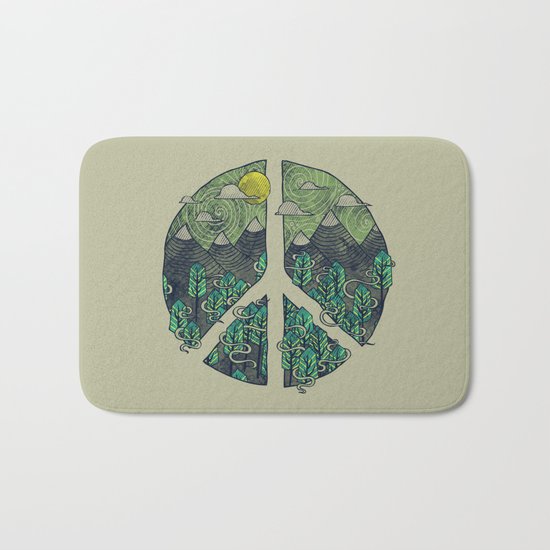 Peaceful Landscape Bath Mat