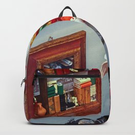 # 174 Backpack | Digital, Popculturehome, Vintage, Landscapeportrait, Wallartdecor, Graphicdesign, Black And White, Color, Film, Photo 