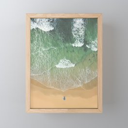 Aerial Beach View Framed Mini Art Print