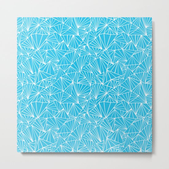 Ab Fan Electric Repeat Metal Print