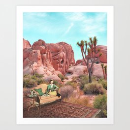 Desert Leisure Art Print