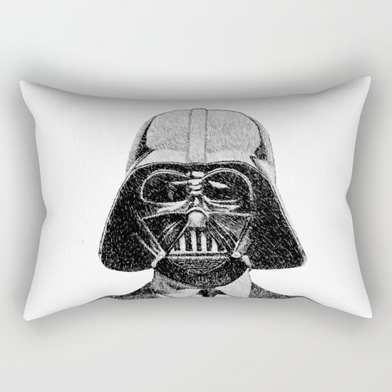 Darth Vader portrait #2 Rectangular Pillow