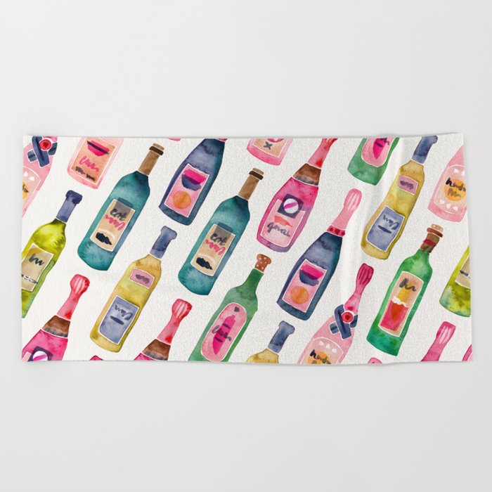 Champagne Collection Beach Towel