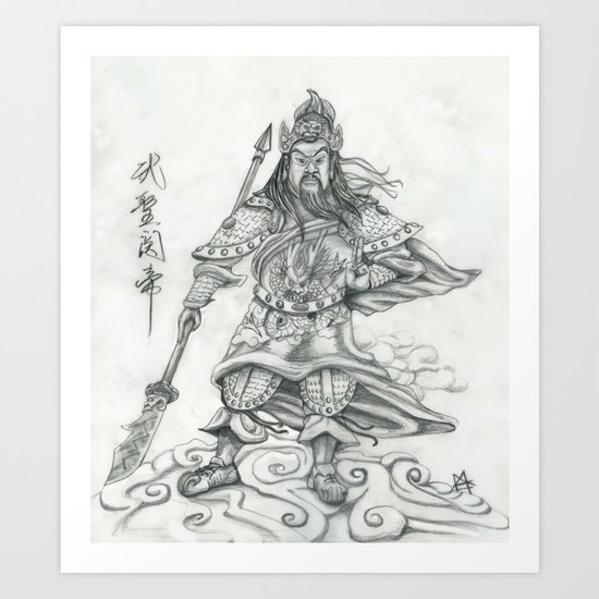 Gwan Gong Art Print