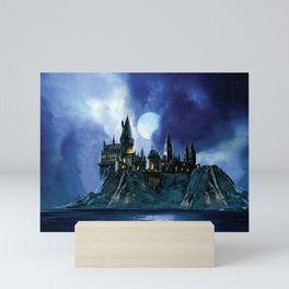 Castle in Night Mini Art Print