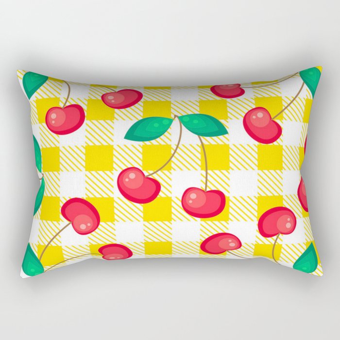 Cherry pattern Rectangular Pillow