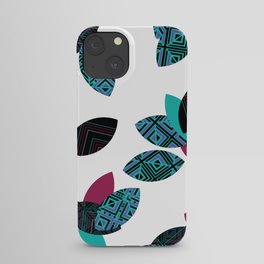 Aztec leafs Ioo iPhone Case | Graphicdesign, Pattern, Abstract, Vector, Illustration 