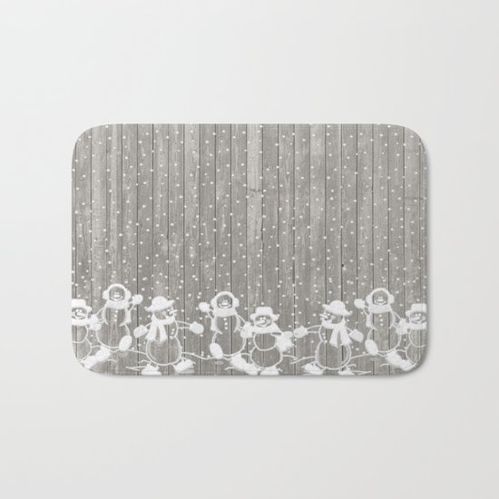 christmas card Bath Mat